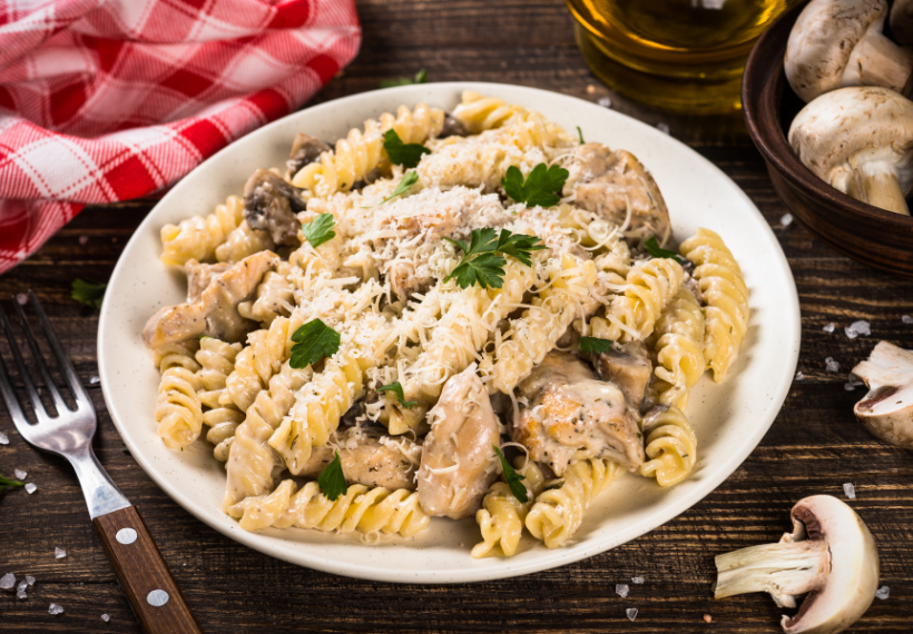 Chicken Pasta with Béchamel Sauce