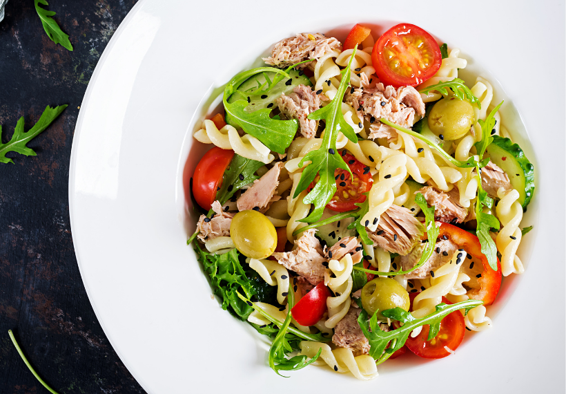 Cold Pasta Salad with Vegetables
